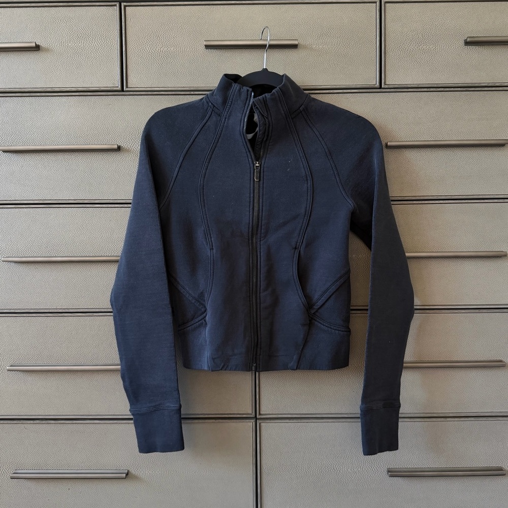 Lululemon Athletica Black Scuba Bomber Jacket
